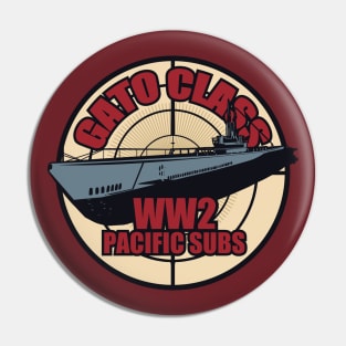 WW2 Gato Class Submarine Patch Pin