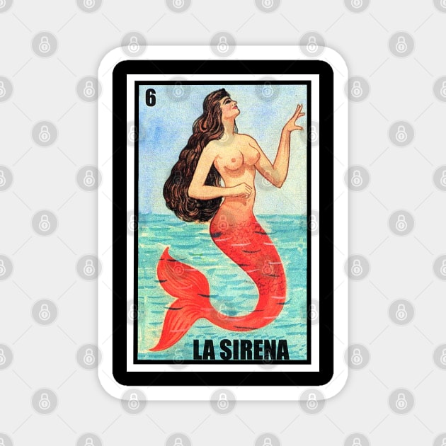 LA SIRENA Magnet by The Losers Club