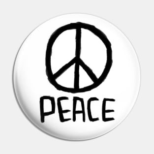 Peace Sign, Peace Please, No War, Antiwar Pin