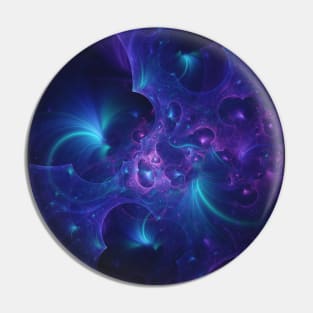 Lunar Surface Abstract Art Pin