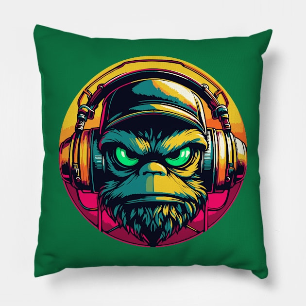 Play that monkey music Pillow by coxemy