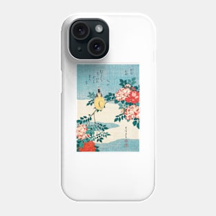 Warbler and Roses Phone Case