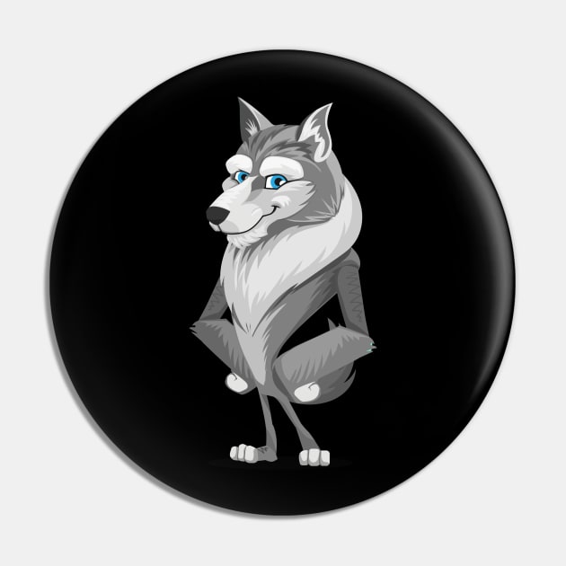 Wolf Pin by Grazia