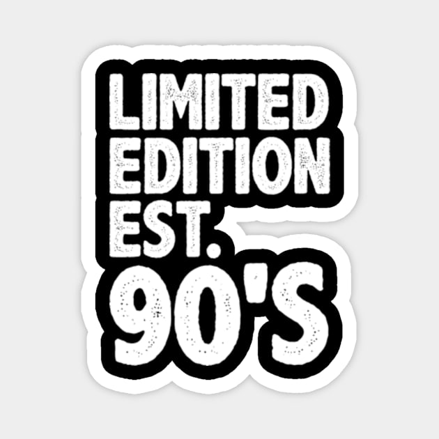 Limited edition est 90s 1990s Magnet by MinyMerch