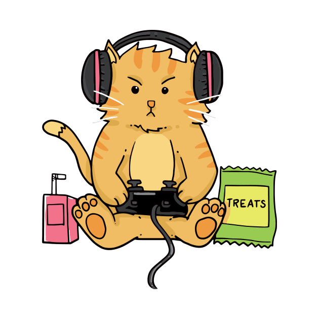 Gamer Cat by Nowhereman78