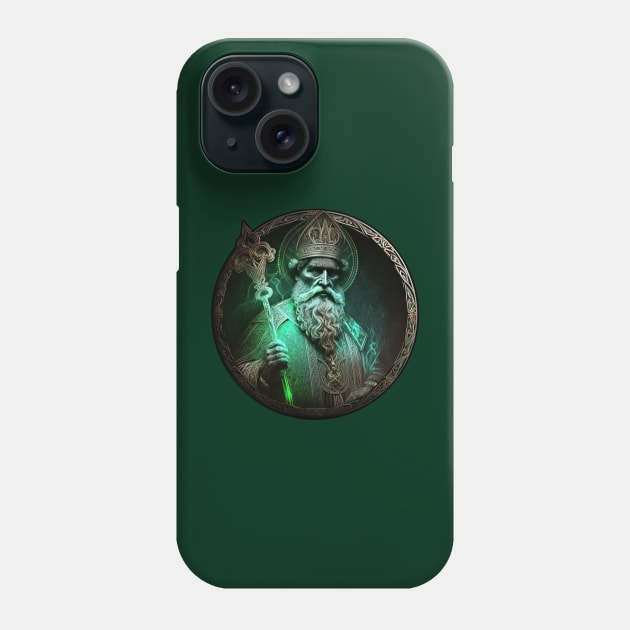 Saint Patrick for Saint Patrick's Day Phone Case by MaxDeSanje 