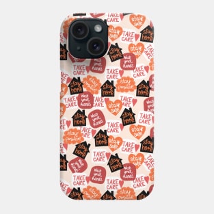 Motivational Quarantine Quotes Pink Phone Case