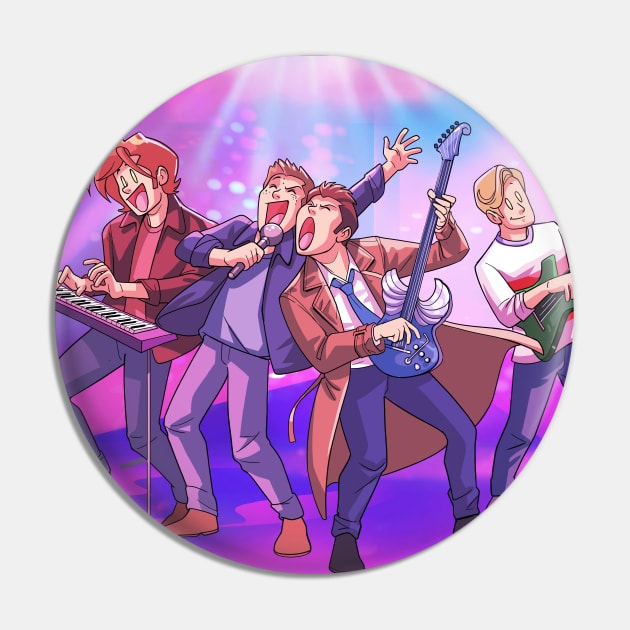 Team Free Will 2.0 Rock and Roll Pin by GioGui