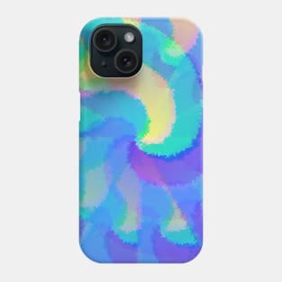 Abstract Swirl of Bright Colors Phone Case