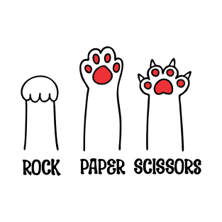 Rock Paper Scissors-Red T-Shirt