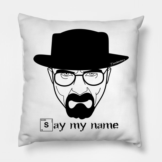 Say my name Pillow by Pendientera