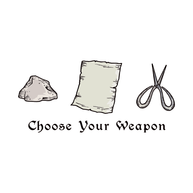 Choose Your Weapon - Renaissance Roshambo by frankpepito