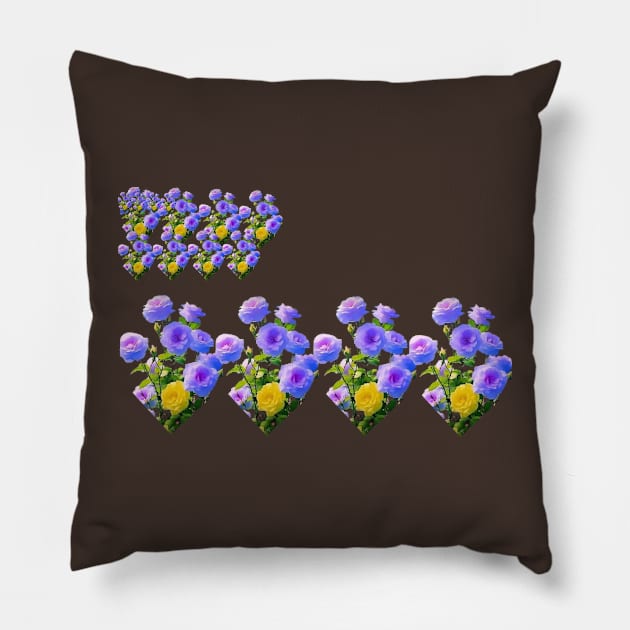 floral beautyful art Designs. Pillow by Dilhani