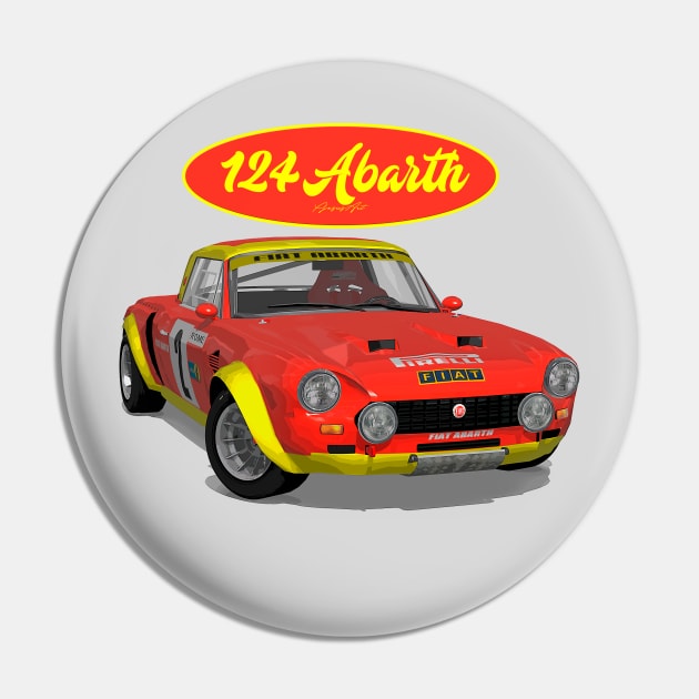 Abarth 124 2 Pin by PjesusArt