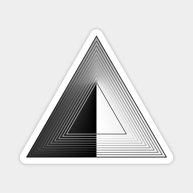 Pyramid Balance Magnet by MandalaSoul