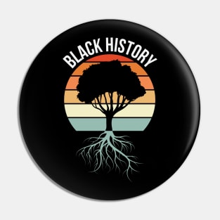 Black History Roots, African American, Black History Month, Black Lives Matter, African American History Pin