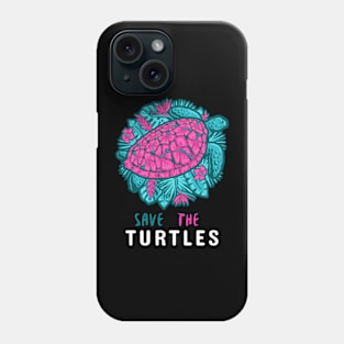 Save the turtles Phone Case