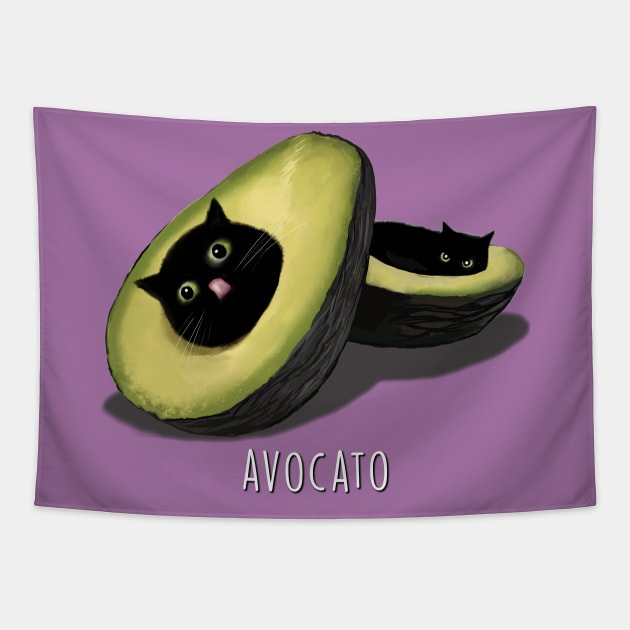 Avocato Tapestry by SteelWoolBunny