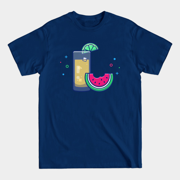 Discover Lemon Juice With Watermelon Cartoon - Juice - T-Shirt