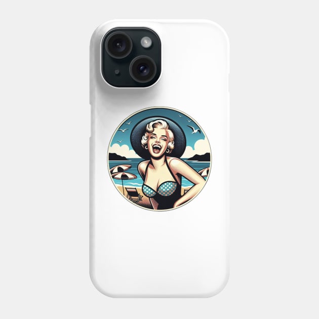 laughing marilyn Phone Case by Anthony88