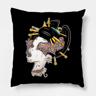 Namakubi and mushroom Pillow