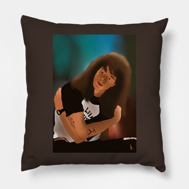 This is music, Eddie!! Pillow by AnabellaCor94