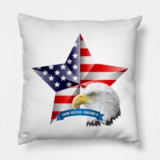 God Bless America Pillow