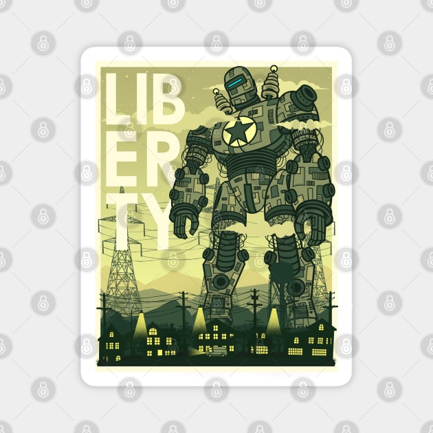 LIBERTY Magnet by RCM Graphix