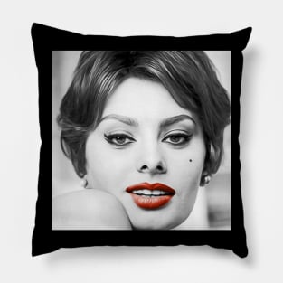 Sophia Loren 'Lips' Pillow