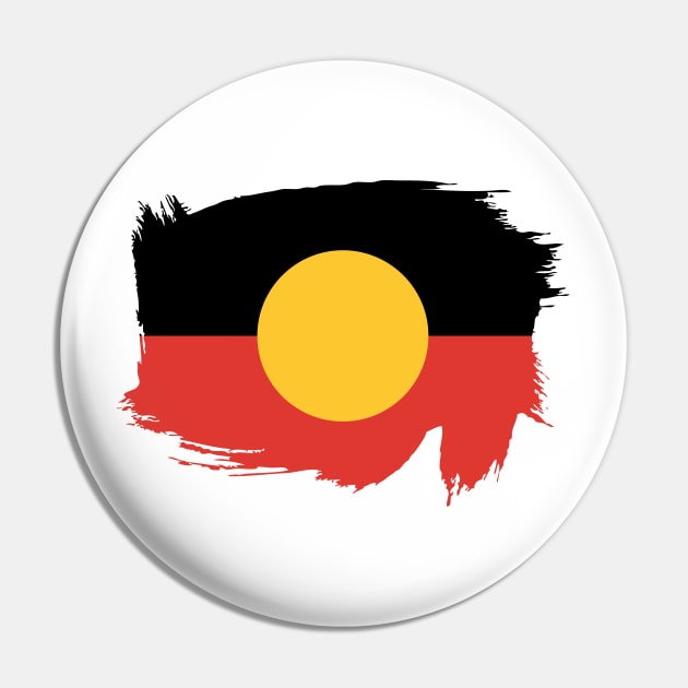 Aboriginal Flag Pin by CF.LAB.DESIGN