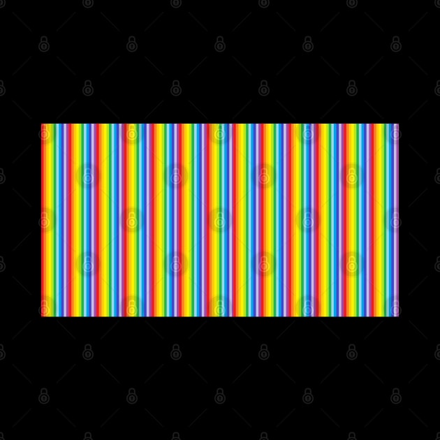Rainbow Stripe Pattern by Wicca Fairy