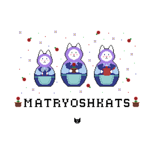 Matryoshkats Gardening Set T-Shirt