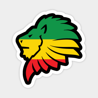 Rasta Lion Magnet