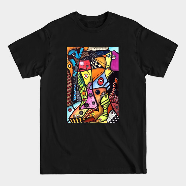 Discover Abstract Art... and some birds... - Abstract Art - T-Shirt