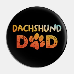 Dachshund Dad Pin