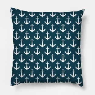 Anchors Away Nautical Theme Design Pillow