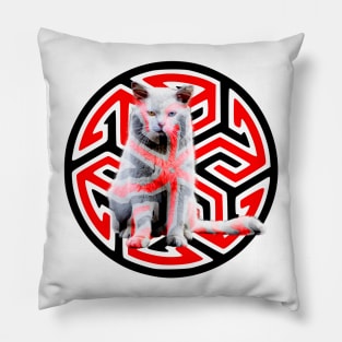 Cat Tribe Logo Pillow