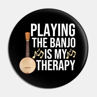 Banjo Player Pin