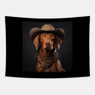 Cowboy Dog - Vizsla Tapestry