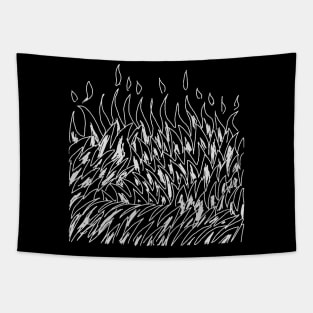 Grass Fire Tapestry