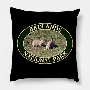 Prairie Dogs at Badlands National Park in South Dakota Pillow