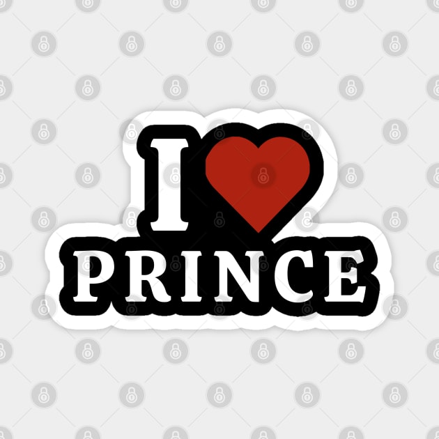 I Love Prince Magnet by Hayden Mango Collective 