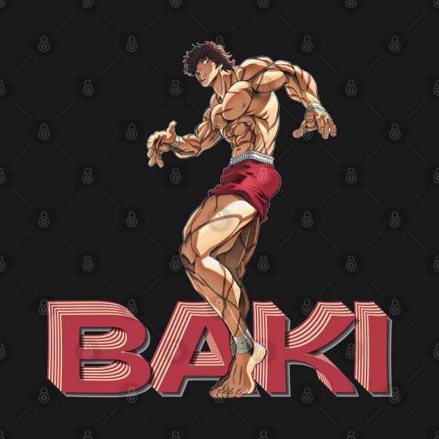 Baki Hanma Pose by the-Bebop