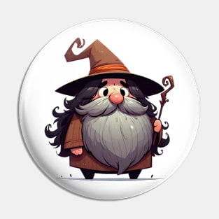 Cute Wizard Pin