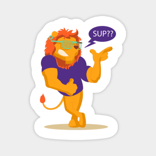 Cool Lion Magnet