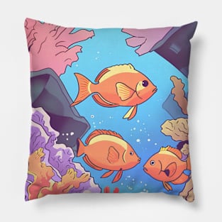 Marine Life Fish Pillow