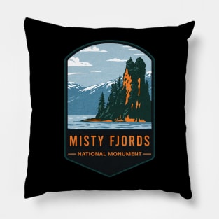 Misty Fjords National Monument Pillow