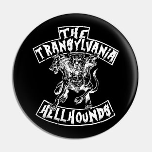 The Transylvania Hellhounds Wolf Logo in White Pin