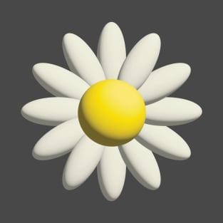 3D Daisy Flower T-Shirt