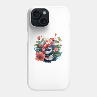 Koi Fish In A Pond Phone Case